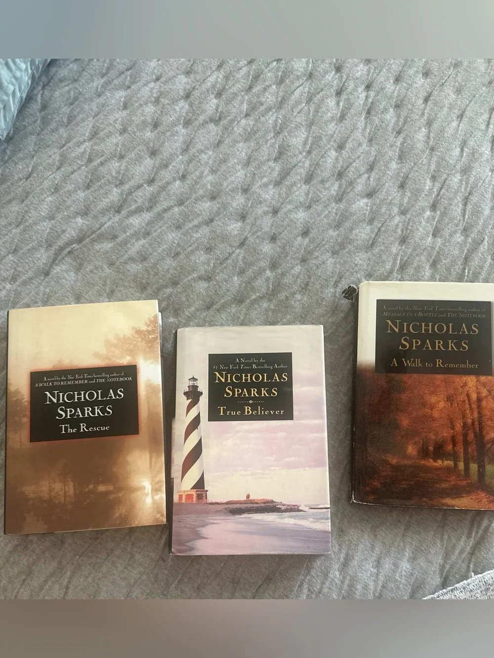 Nicholas Sparks Hardcover Books - Set of 3